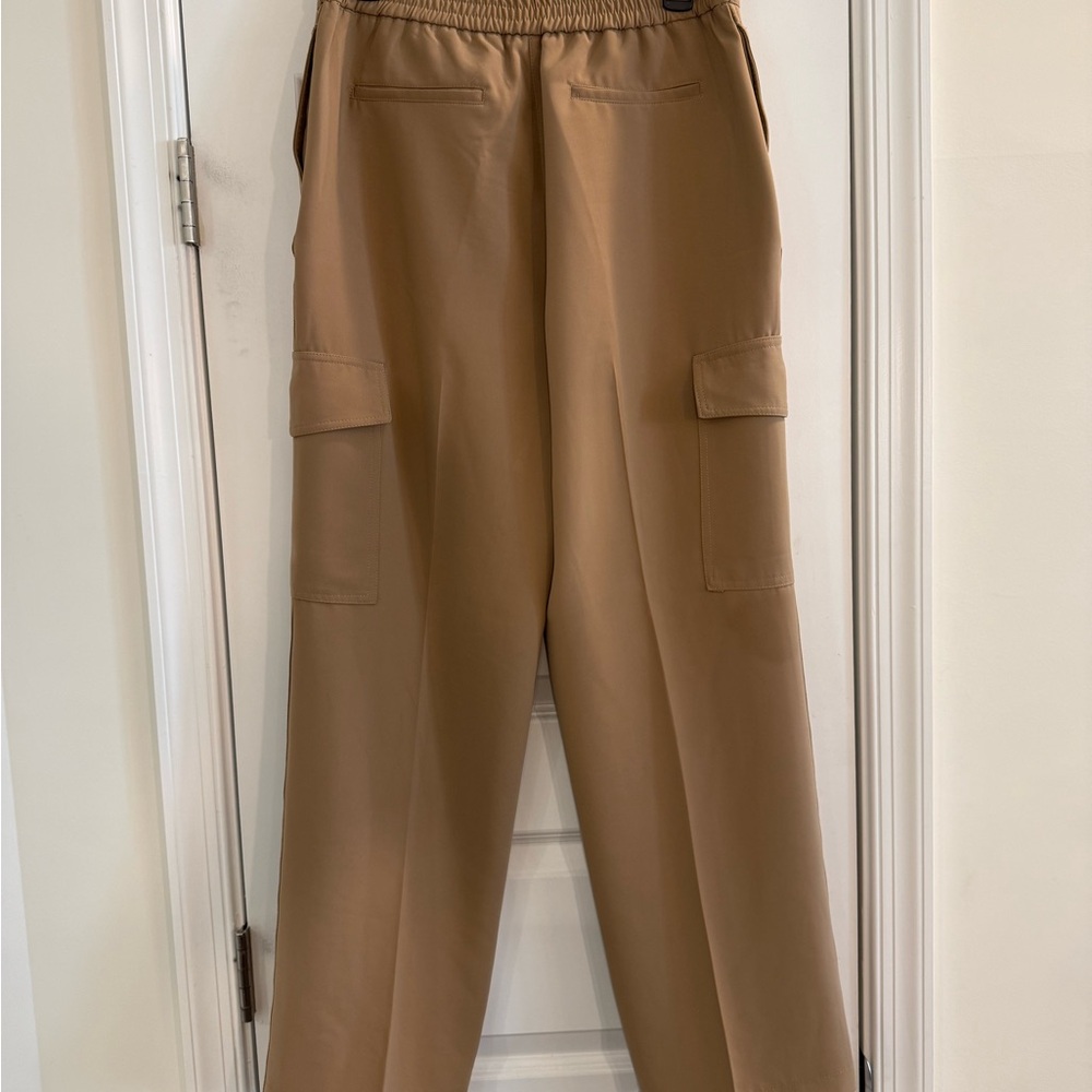 Belle Vere Wide Leg Tan Cargo Dress Pants - Women’s Size 8 - Picture 2 of 11